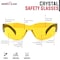 Safe Handler Safety Glasses, Anti-Scratch, Yellow Lens, Black Frame BLSH-ESCR-CLBT-SG4Y-12 - alternate 3